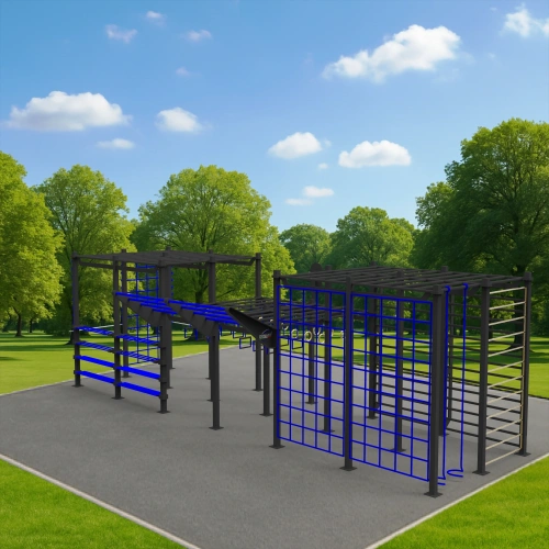 Estructura de entrenamiento de obstáculos de calistenia - CH17 | Exterior - Vista exterior