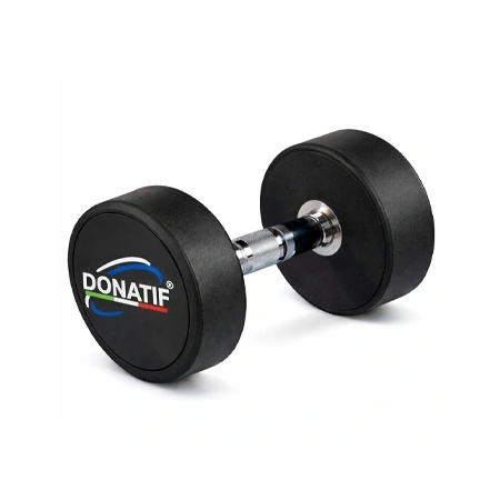 Rubberized Round Dumbbells