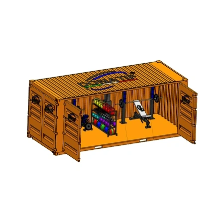 SALLE DE SPORT EN CONTENEUR