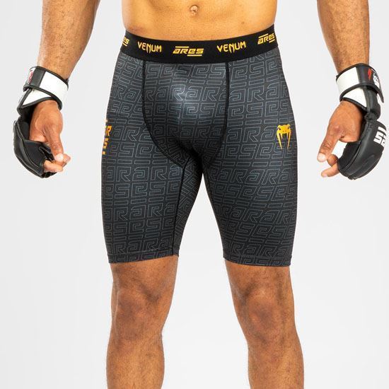 Venum X Ares 2.0 Vale Tudo Shorts - Black/gold - Pantaloni MMA