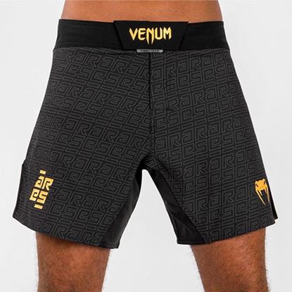 Venum X Ares 2.0 Fight Shorts - Black/gold - Pantaloni Combattimento 