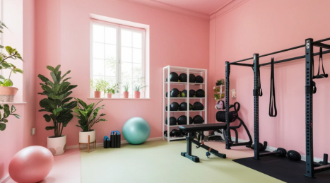 What elements are really prioritized to give credibility and functionality to a small professional space