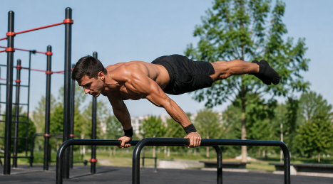 Ficha de calistenia para todo el cuerpo: fuerza e hipertrofia en 3 días
