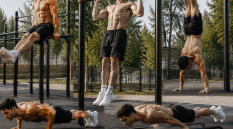 Ficha de calistenia para todo el cuerpo: fuerza e hipertrofia en 3 días