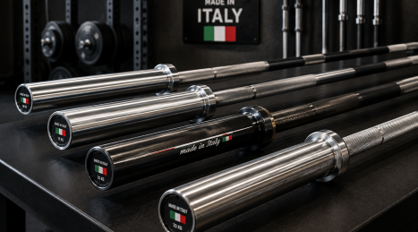 ¿Por qué elegir las barras y los discos « MADE IN ITALY » para tu gimnasio?