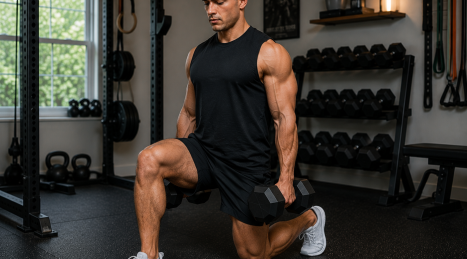 Ejercicios para las piernas con mancuernas: desarrolla fuerza y masa muscular incluso en espacios reducidos