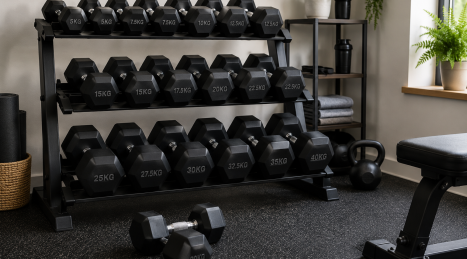 Las mejores mancuernas para el gimnasio en casa: guía para elegir el juego ideal
