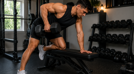 Ejercicios para la espalda con mancuernas: consigue una espalda en forma de V incluso en tu gimnasio en casa