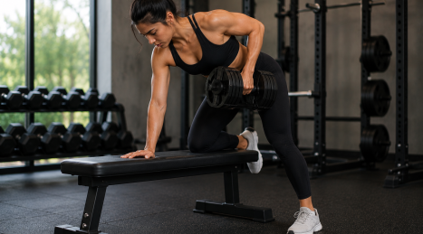 Remo con mancuernas: la técnica perfecta para conseguir una espalda en forma de V