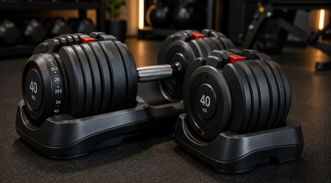Mancuernas ajustables de 40 kg: la solución definitiva para entrenar en casa con cargas pesadas