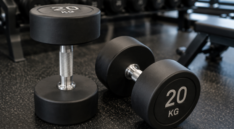 Mancuernas de 20 kg: el peso ideal para un entrenamiento completo en casa