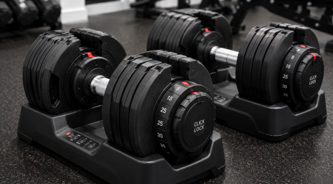 Mancuernas ajustables con sistema de clic: por qué el cambio rápido de peso mejora el entrenamiento
