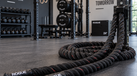 Wie viel Platz braucht man, um das Battle Rope zu benutzen?
