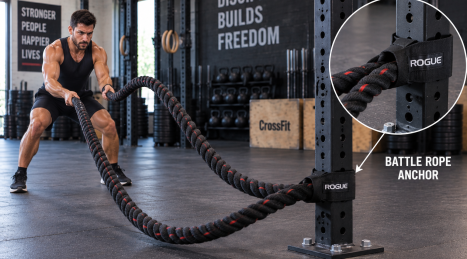 Wie man ein Battle Rope sicher befestigt