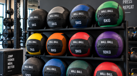 So wählst du das Gewicht des Wall Balls aus