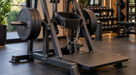 Seguridad en el «belt squat»: ajuste del cinturón y amplitud de movimiento