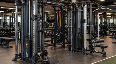 Máquina «Jungle» en un gimnasio profesional: cómo diseñar los circuitos, la instalación y el coste total