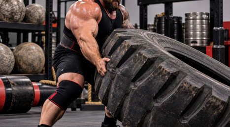 ¿Qué material se necesita para el entrenamiento de strongman?