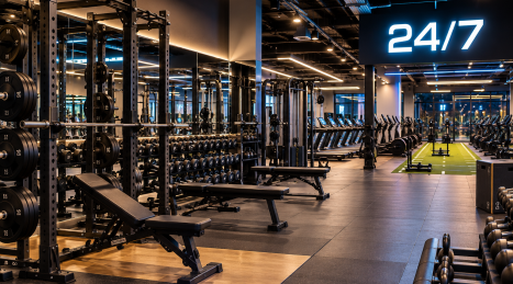 Qué equipamiento elegir para un gimnasio abierto las 24 horas: guía práctica para su configuración