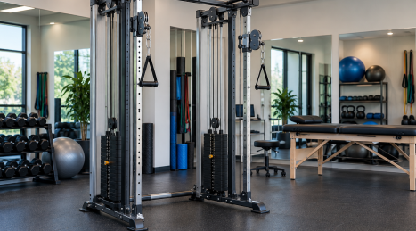 Máquina de cables para el gimnasio de entrenamiento personal: criterios de elección y configuración profesional