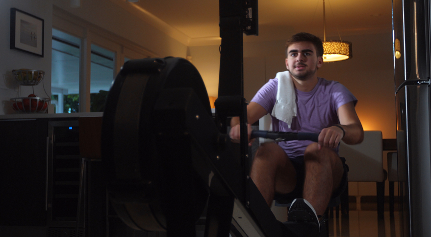 Home rowing machine: how much space you need and where to put it