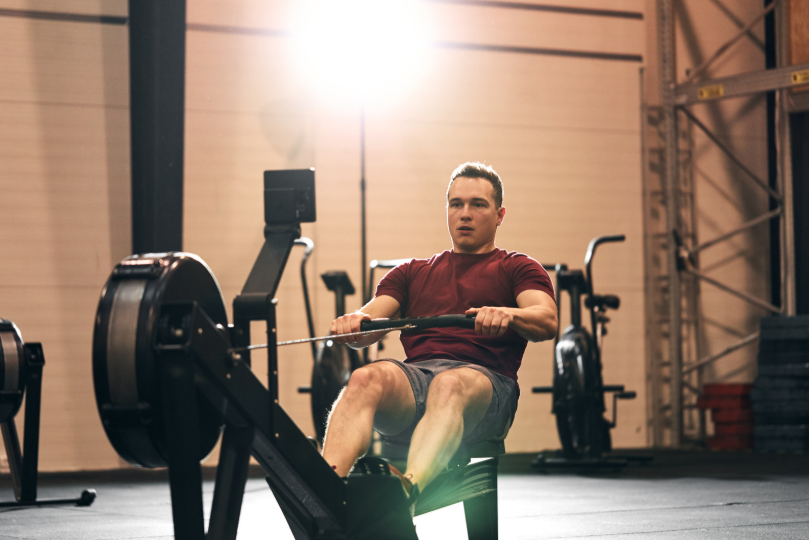 HIIT workout with rowing machine: 20-minute protocol