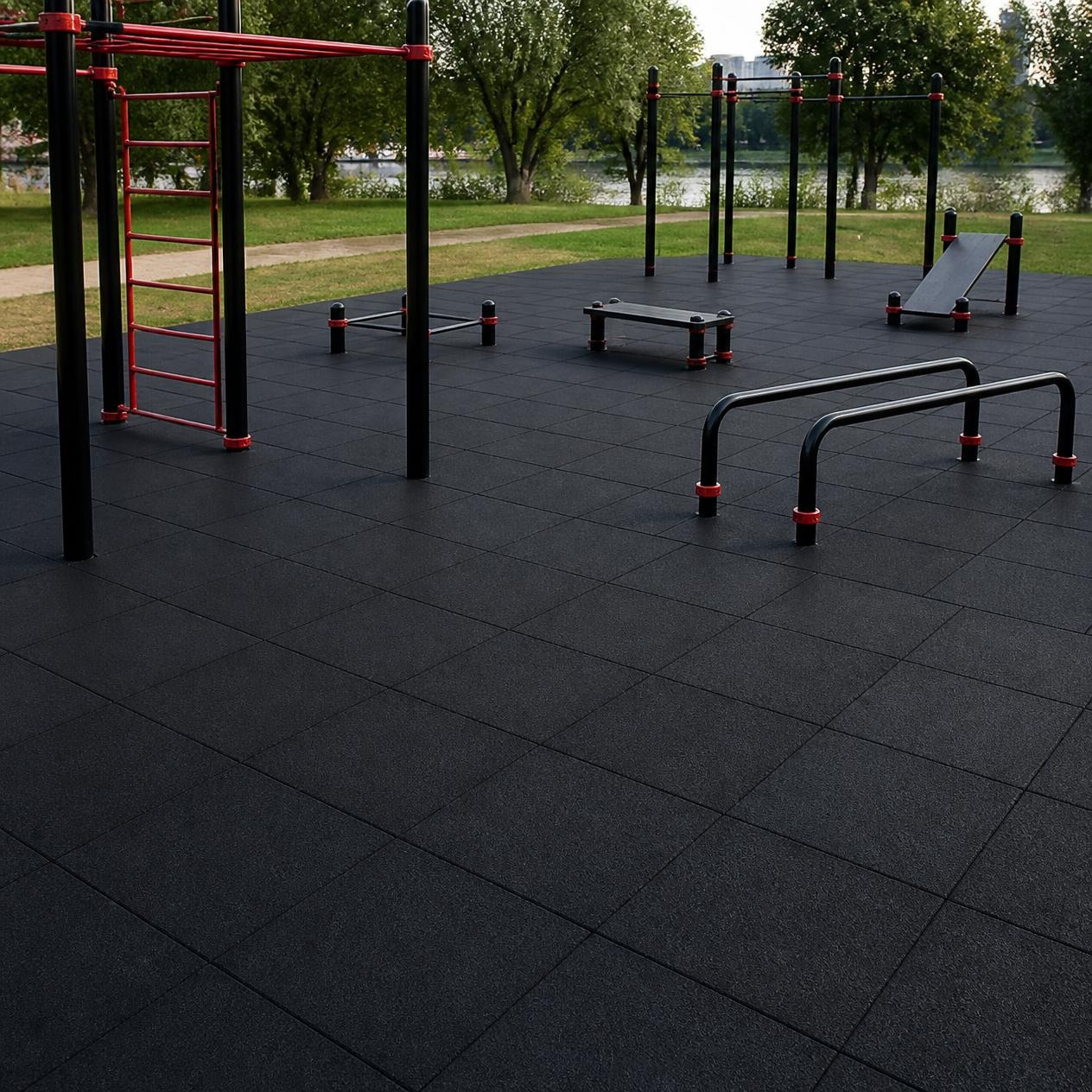 Pavimentazione Gommata per Calisthenics: Sicurezza, Grip e Prestazioni