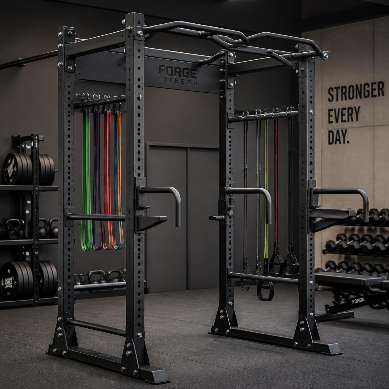Cómo configurar un rack para el entrenamiento funcional: accesorios y disposición