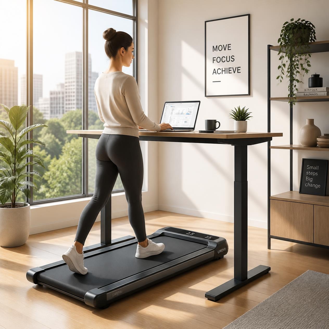 Cinta de correr para debajo del escritorio (Walking Pad): productividad y salud