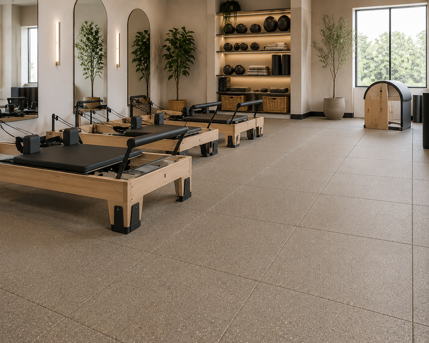 Suelos para centros de yoga y pilates: comodidad e higiene