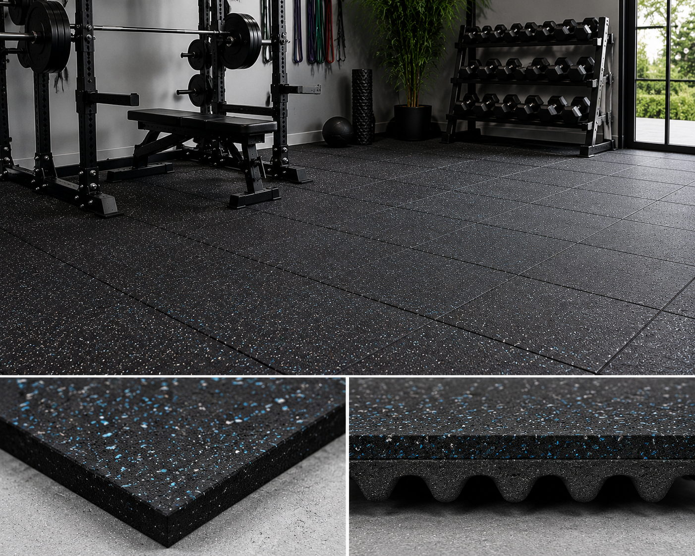 Suelo amortiguante para cross training: espesores y densidades