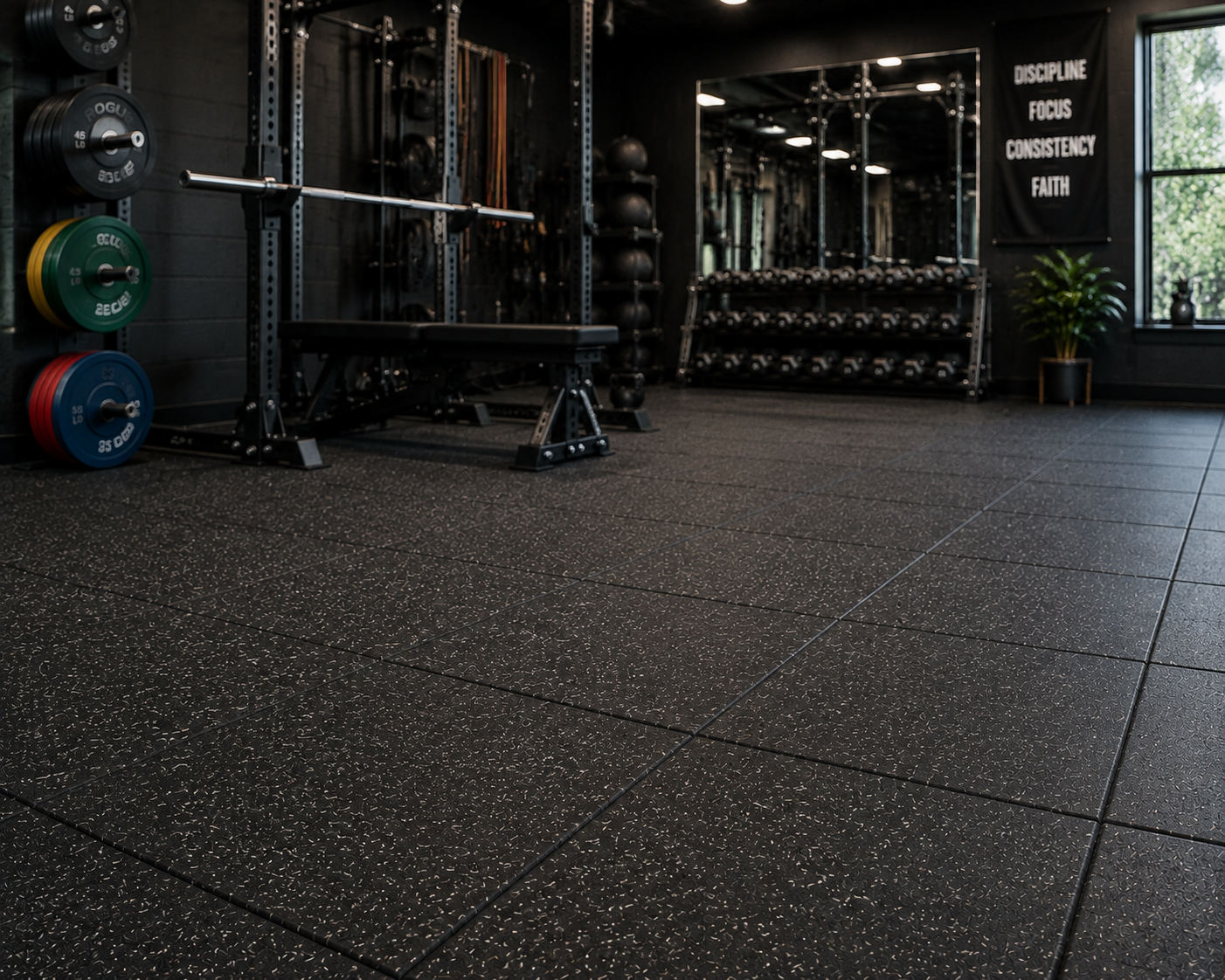 Cómo limpiar y mantener el suelo de goma del gimnasio