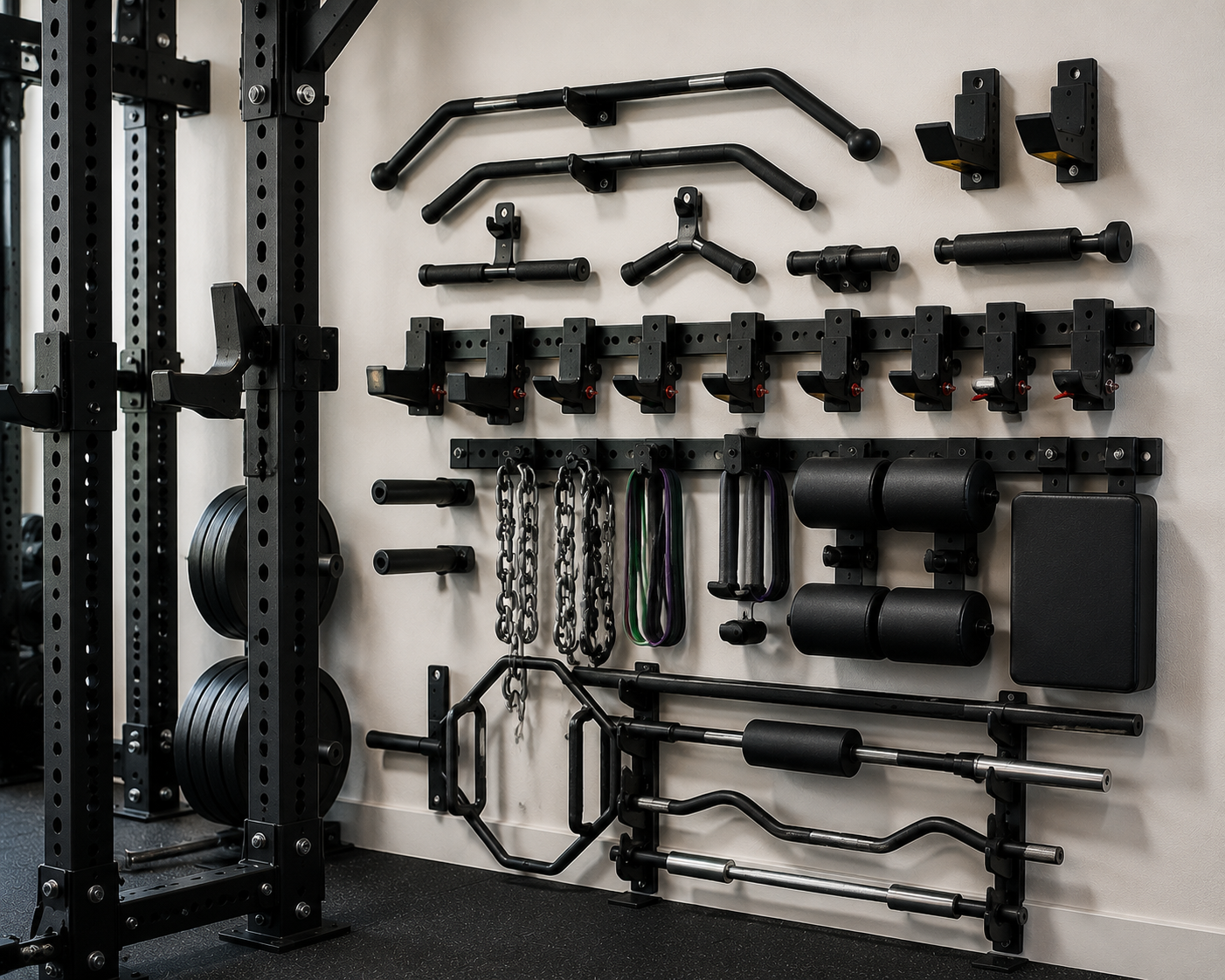 Accesorios para la jaula de pesas: ¿cuáles son imprescindibles para tu entrenamiento?