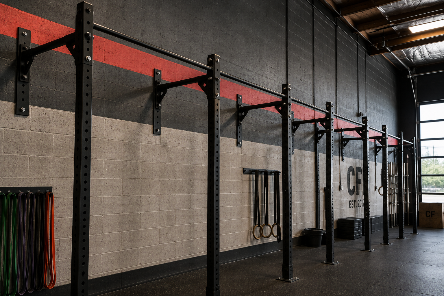 Barra de dominadas para boxes de CrossFit: por qué la modularidad es el futuro