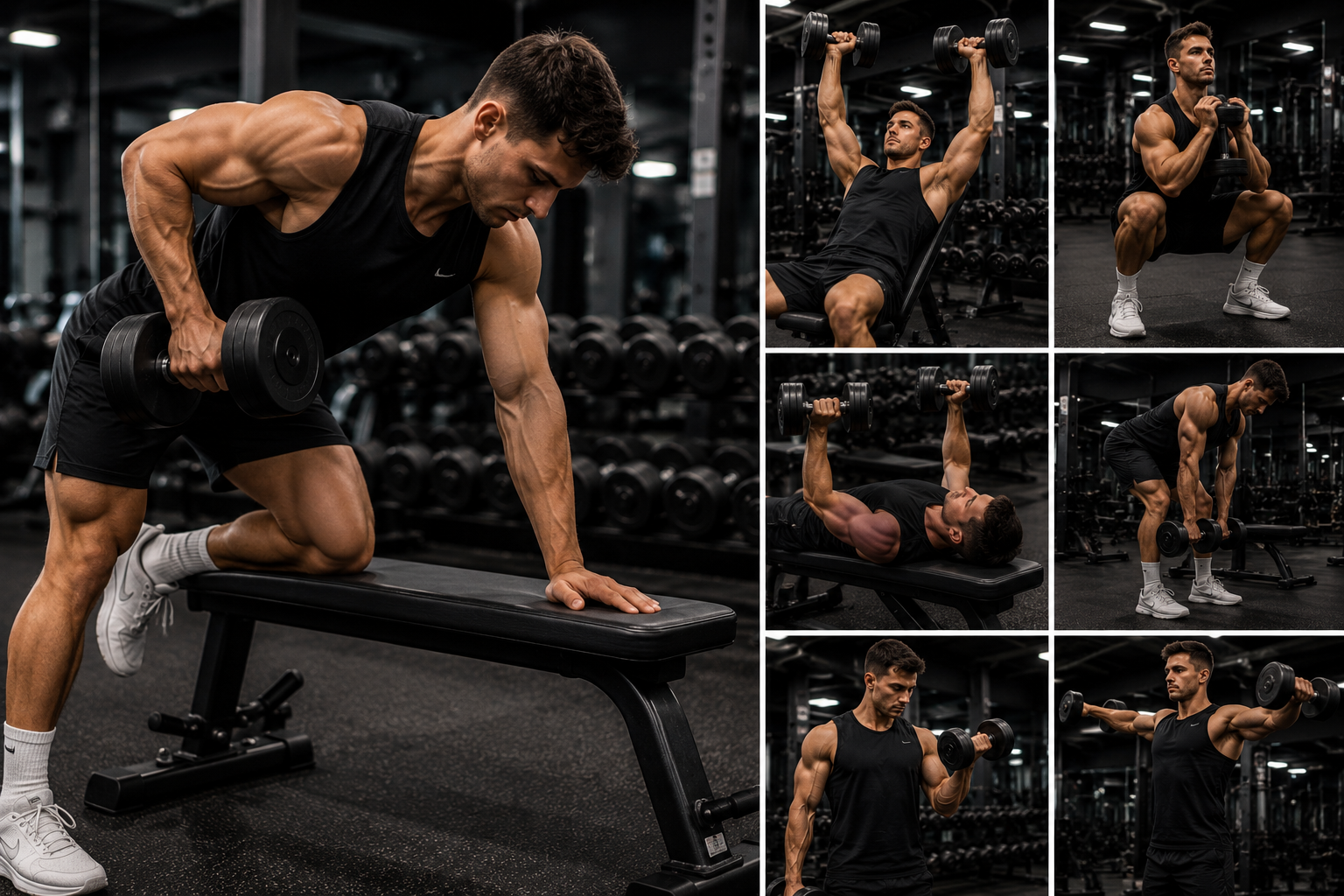 Entrenamiento de cuerpo completo con mancuernas: 30 minutos para obtener resultados reales