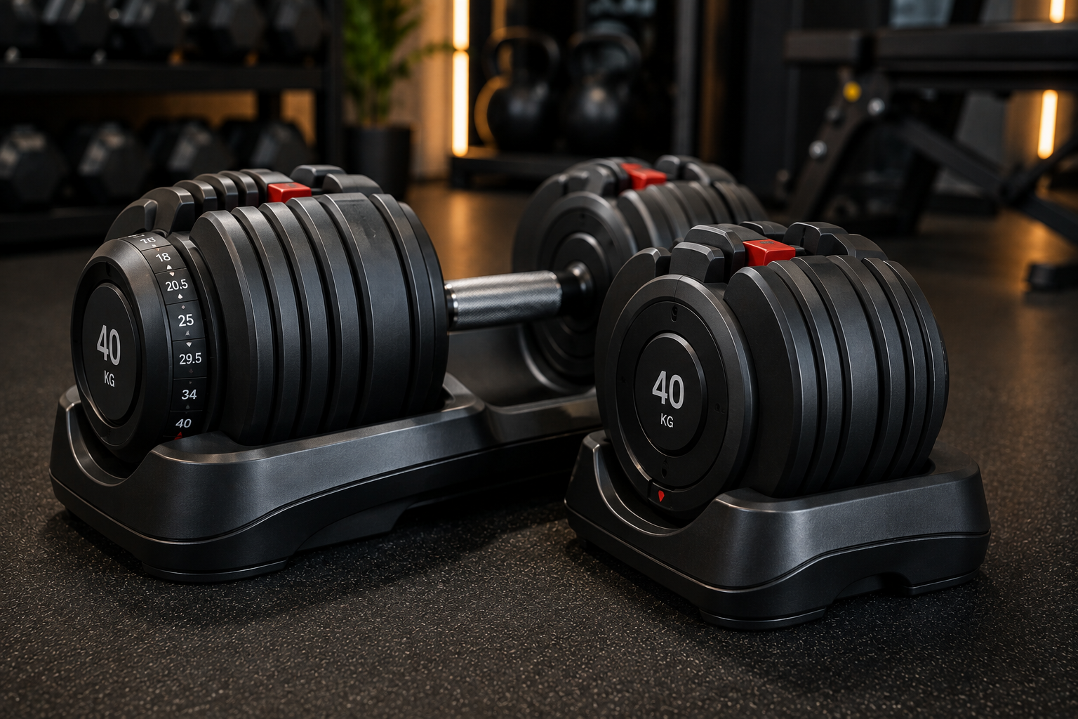 Mancuernas ajustables de 40 kg: la solución definitiva para entrenar en casa con cargas pesadas