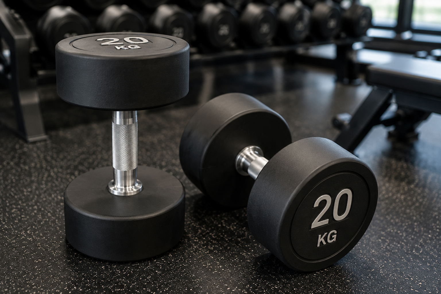 Mancuernas de 20 kg: el peso ideal para un entrenamiento completo en casa