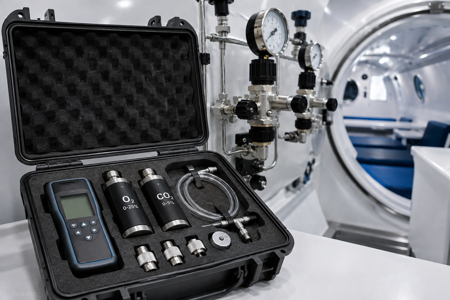 Kit de calibración de sensores de hipoxia: precisión constante para entrenamientos fiables