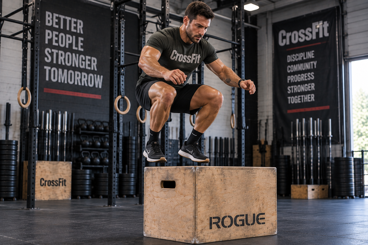 Wie viel Platz braucht man für den Box Jump?