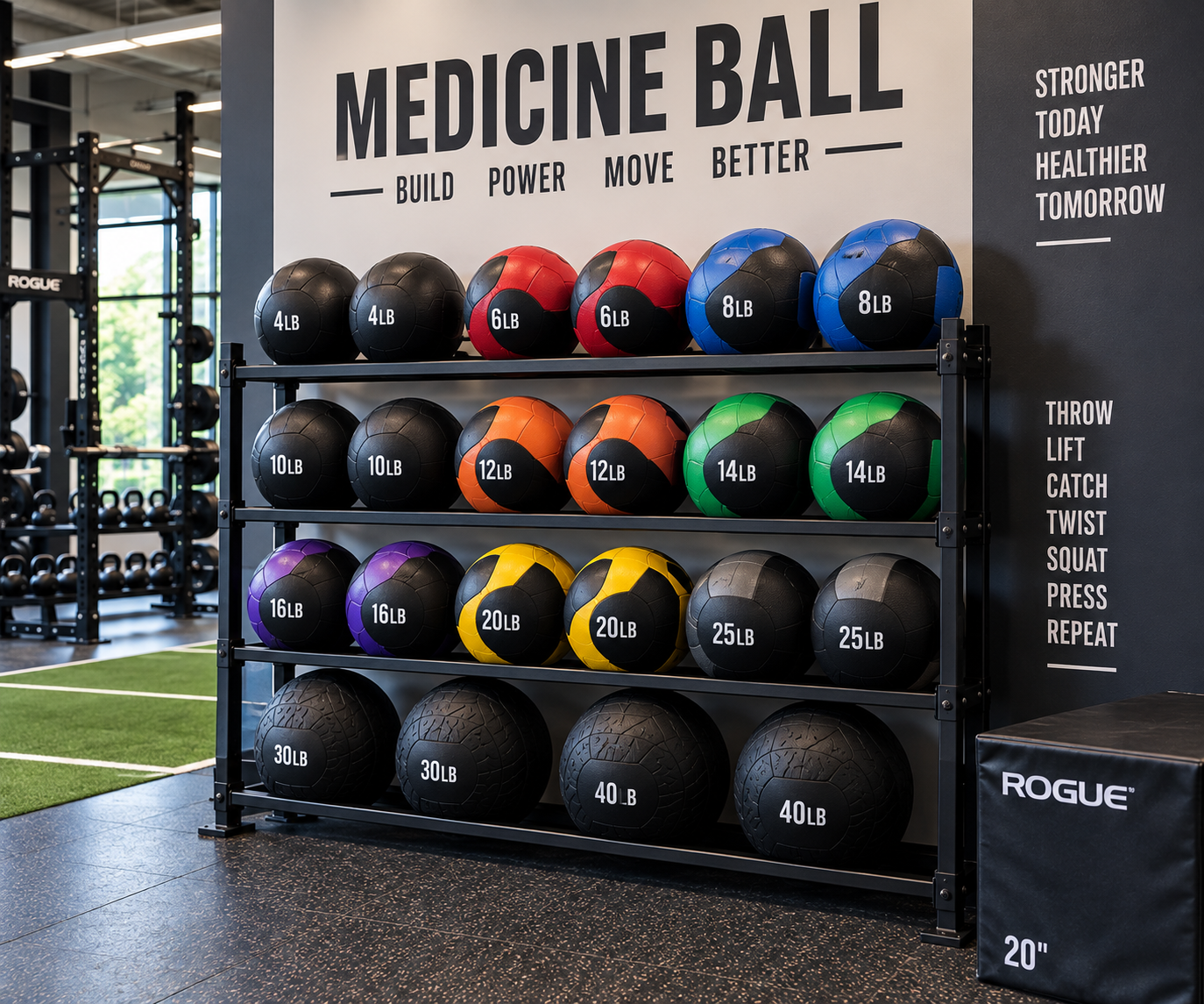 Wall Ball vs. Medizinball: Unterschiede, Einsatzmöglichkeiten und Auswahlkriterien