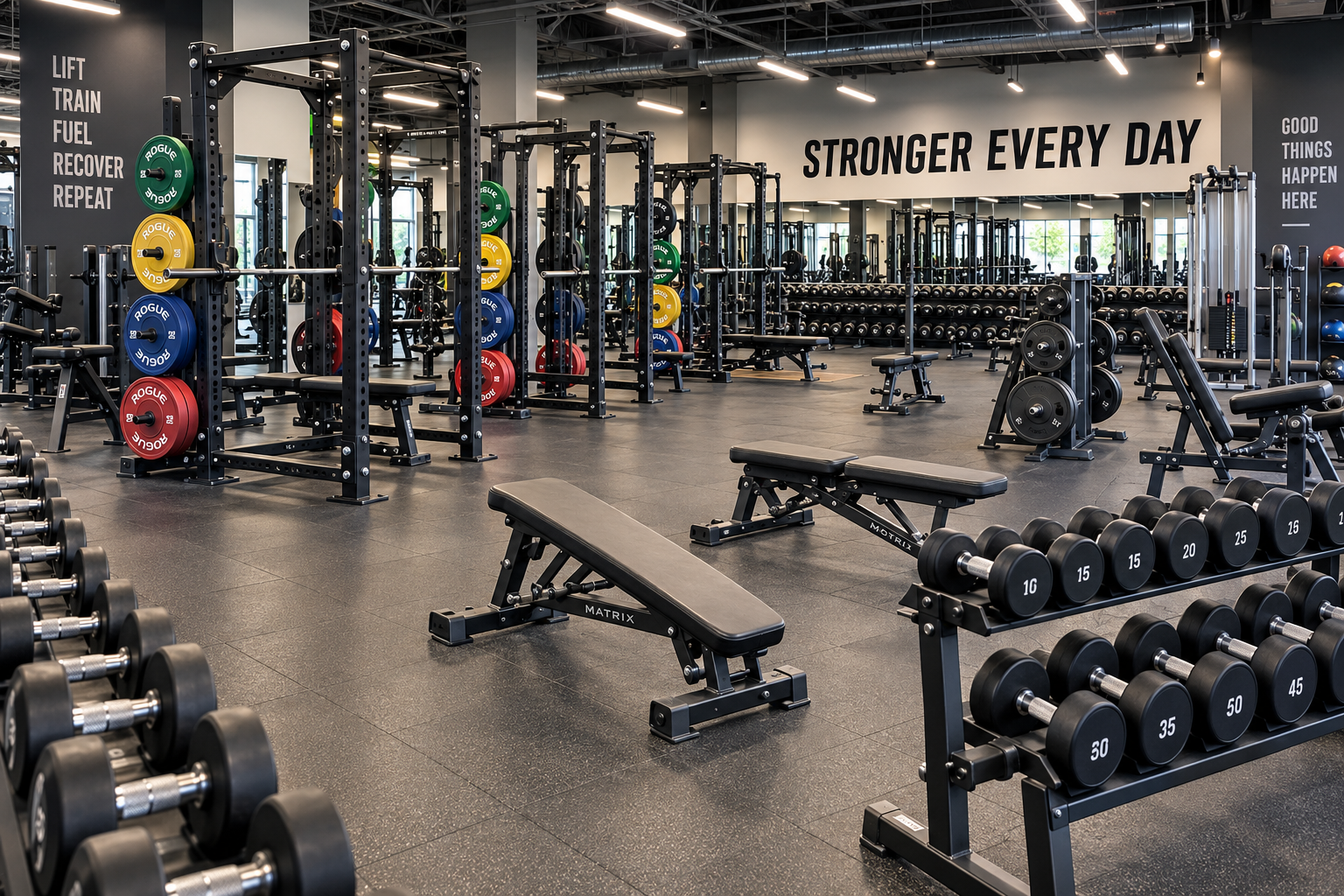 Krafttrainingsraum für kommerzielle Fitnessstudios: Auswahlkriterien und Gestaltung