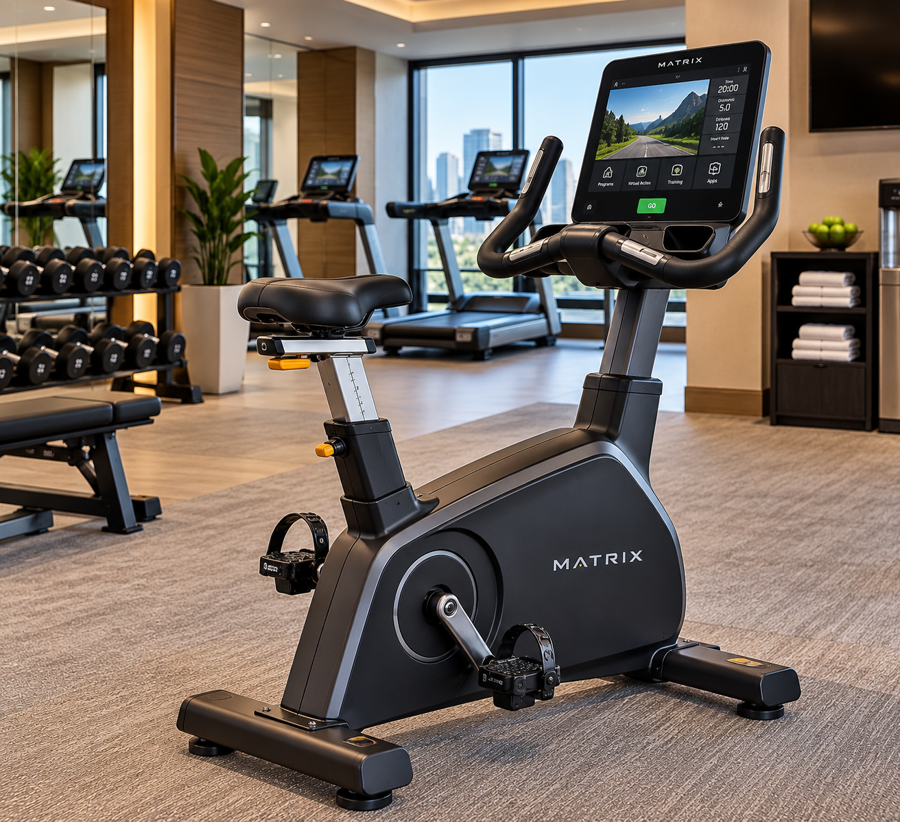 Cyclette professionale per hotel: criteri di scelta e configurazione