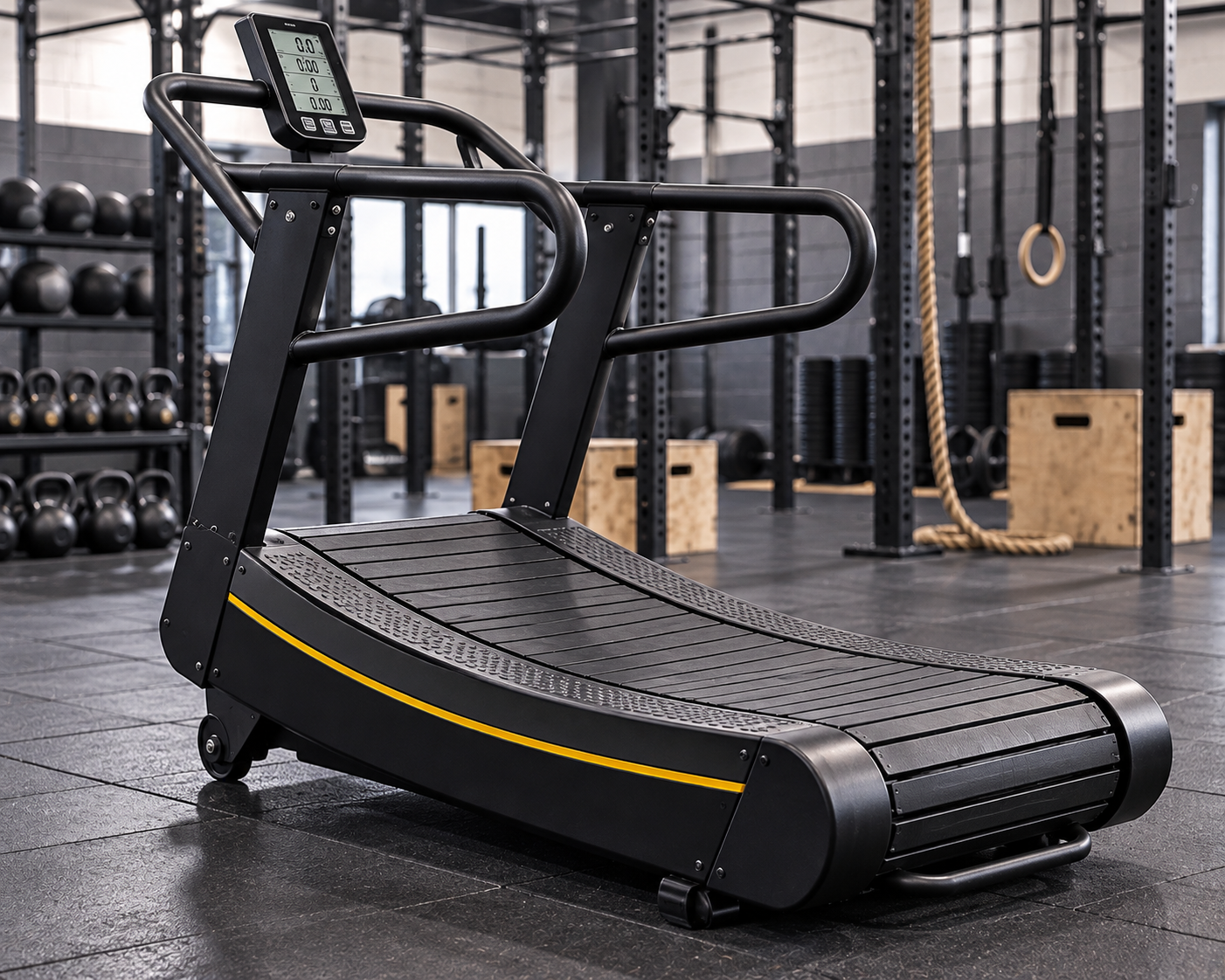 Tapis roulant curvo per CrossFit: requisiti, utilizzo e criteri di scelta