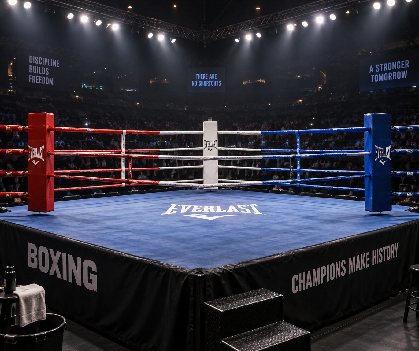 Manutenzione ring boxe: controllo di corde, telo e struttura