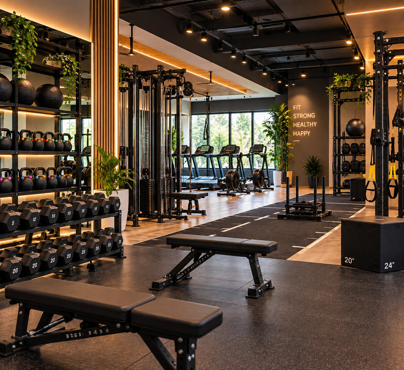 Boutique gym per fitness: requisiti, organizzazione e utilizzo