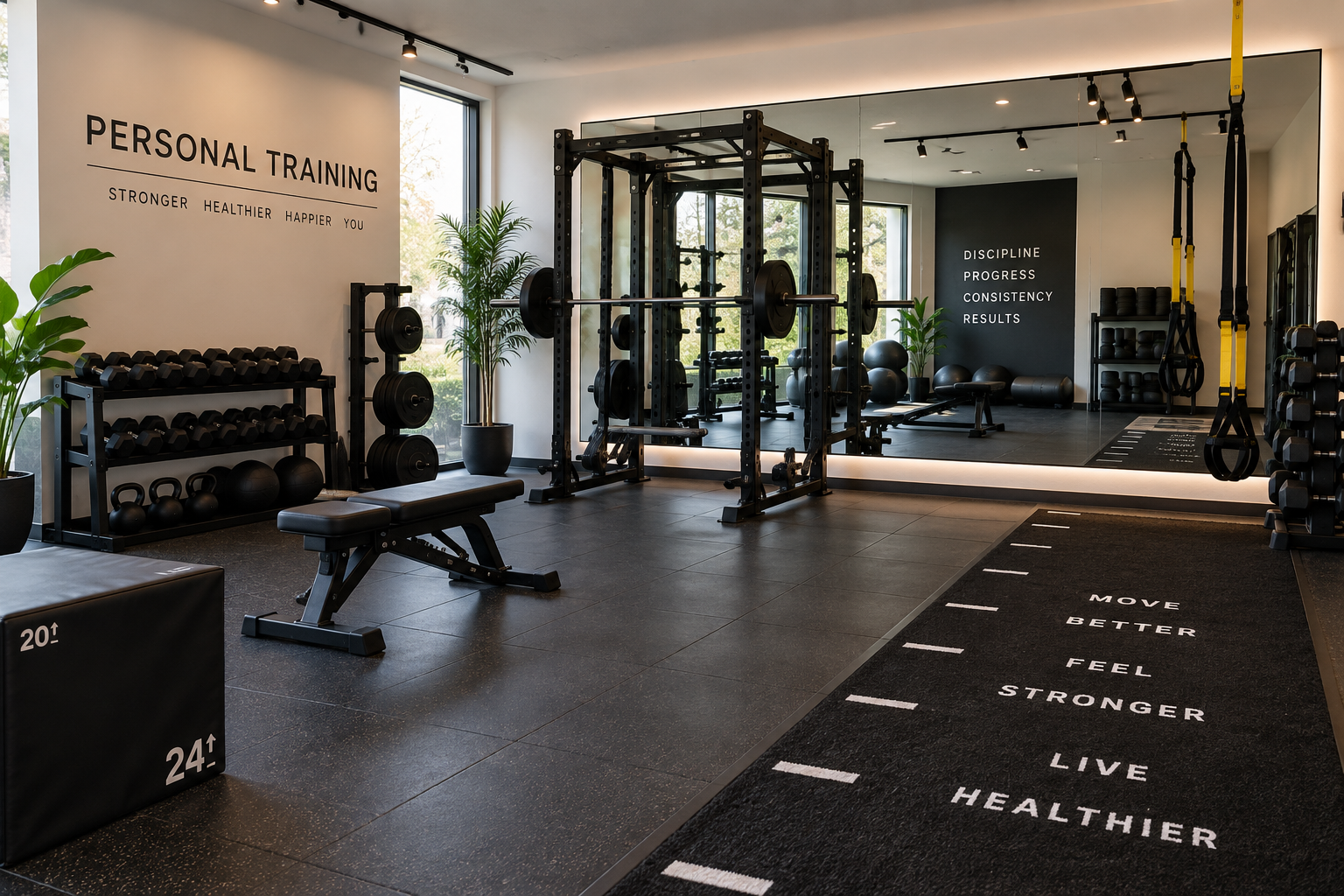 Cómo montar un gimnasio para entrenadores personales: guía sobre distribución, equipamiento y organización