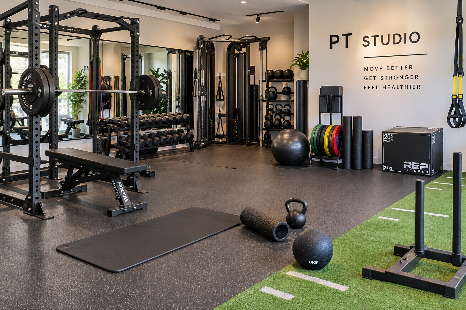 ¿Qué equipamiento se necesita en un estudio de entrenamiento personal? Guía para elegir el equipamiento profesional