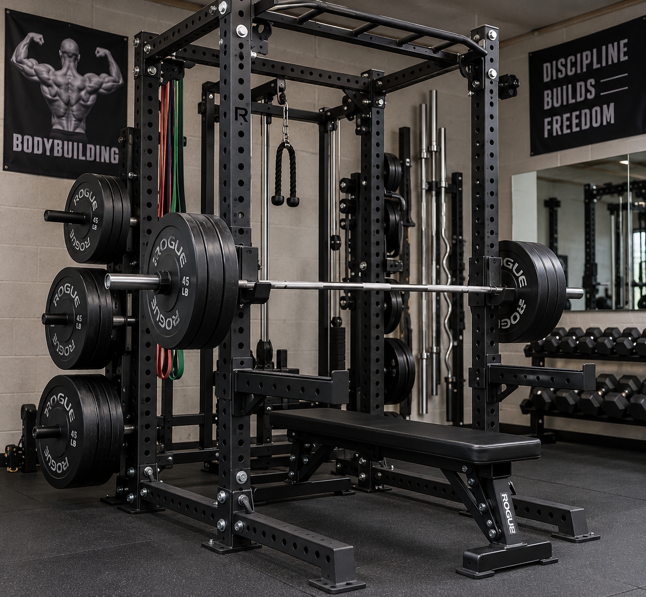 Power rack para culturismo: requisitos y criterios de uso