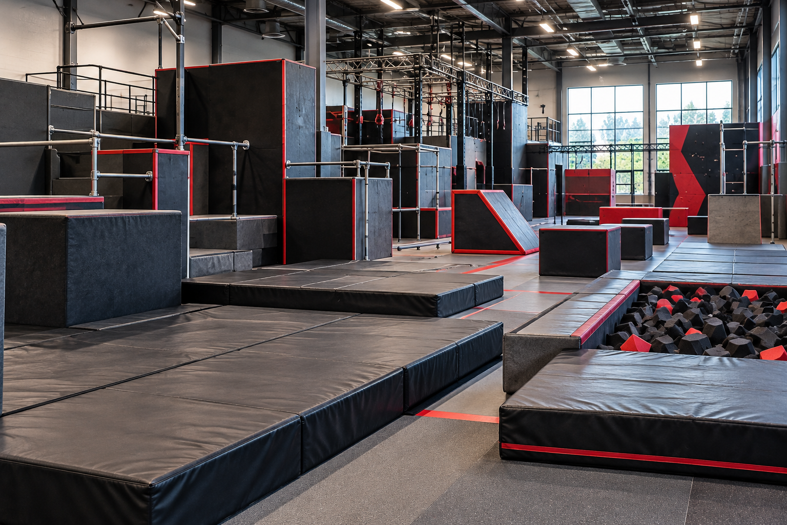 Seguridad y espacios de caída en el parkour: guía práctica para el diseño y los controles