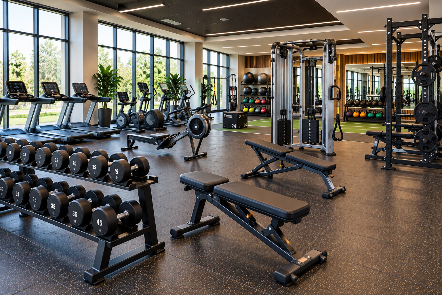 Qué zonas incluir en un gimnasio: guía para el diseño de los espacios